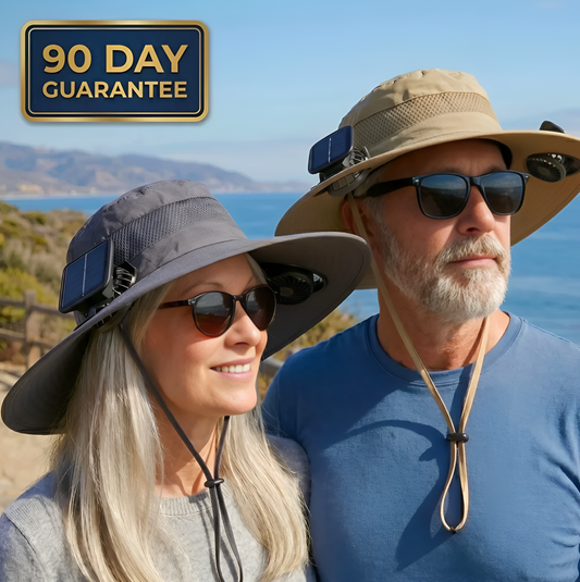 Solar-Powered Cooling Fan Hat