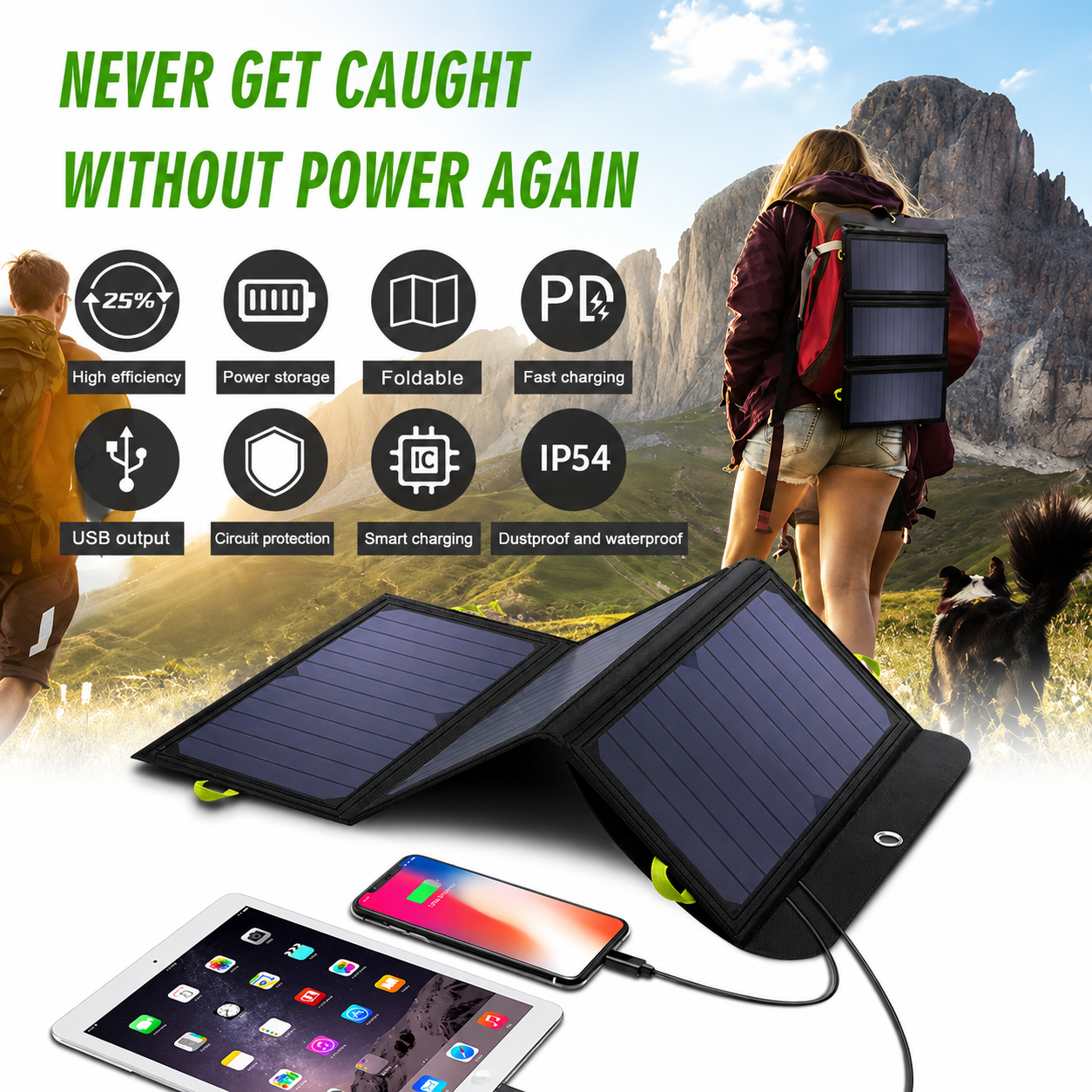 Foldable Solar Panel Charger