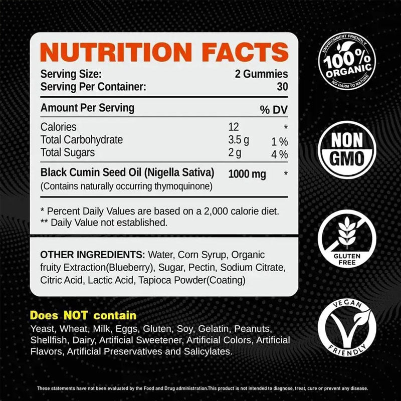 Black Seed Oil Gummies