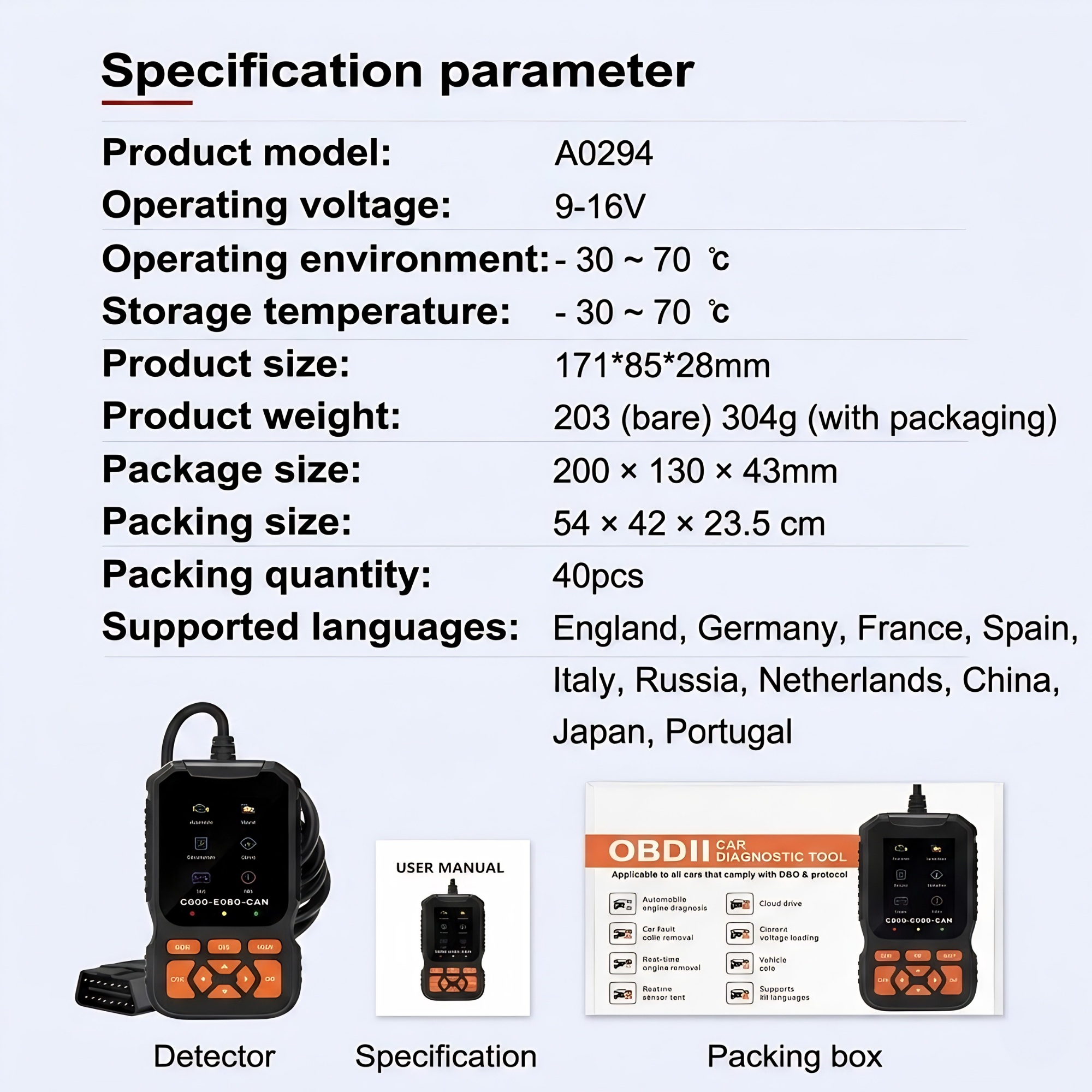 OBD2 Scanner for Cars