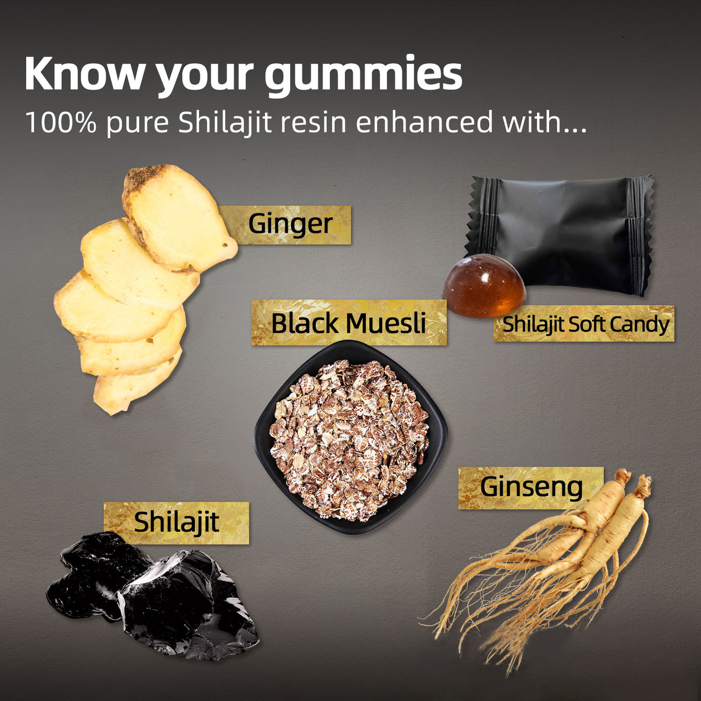 Pure Shilajit Gummies