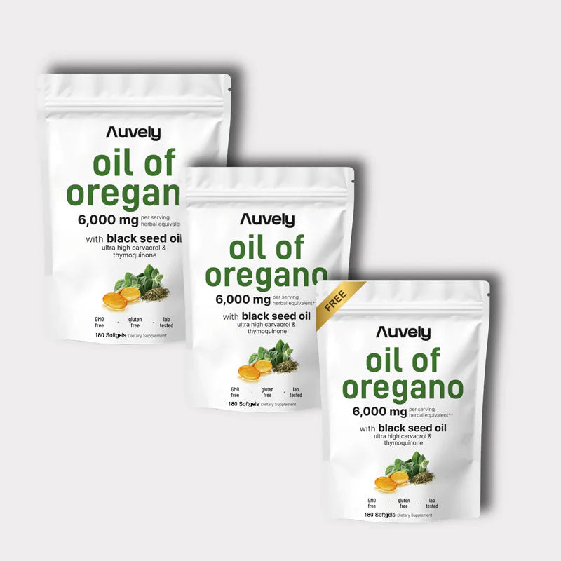 Auvely™ Oil Of Oregano With Black Seed Oil