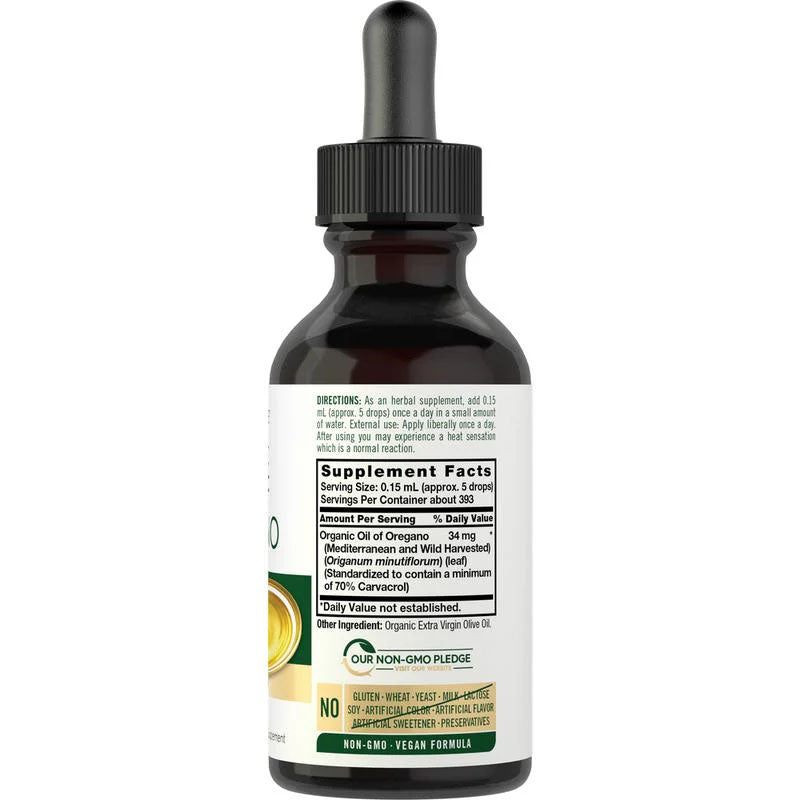 Organic Oil Of Oregano Drops