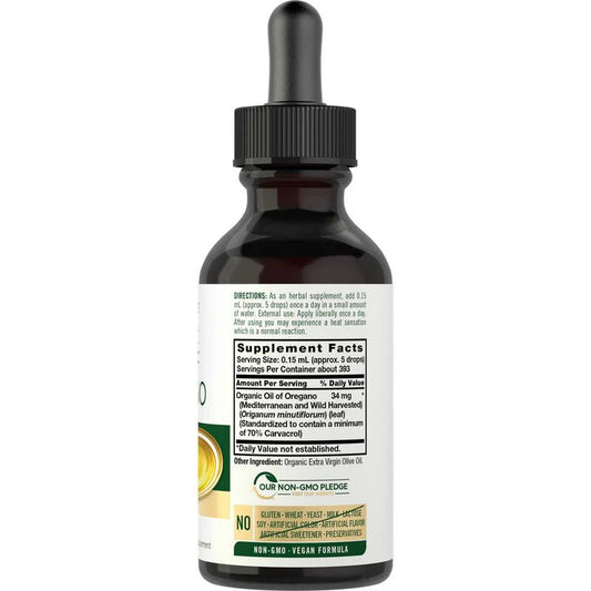 Organic Oil Of Oregano Drops