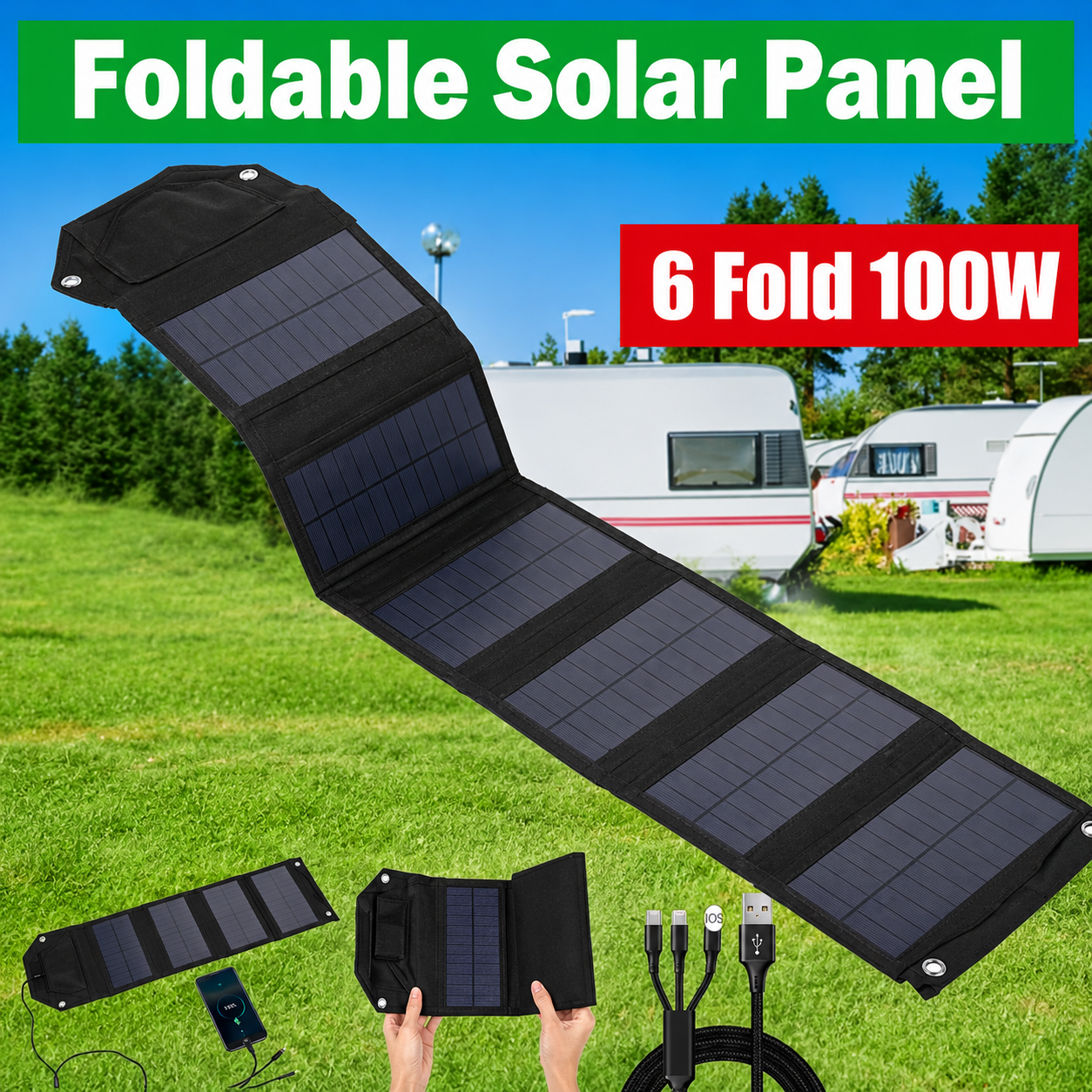 Foldable Solar Panel Charger