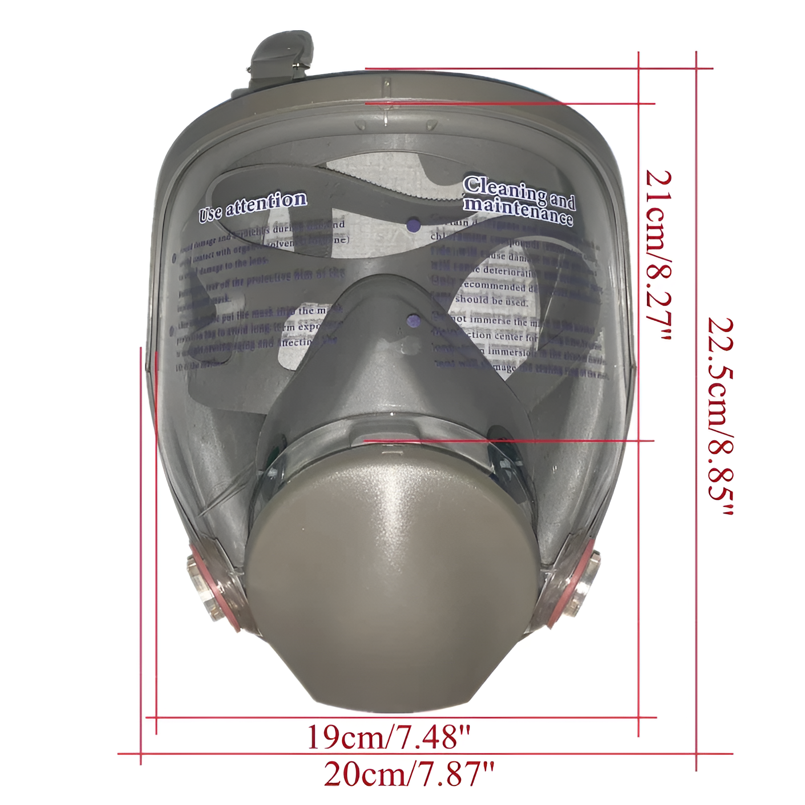 Emergency Anti-Fog Full Face Respirator